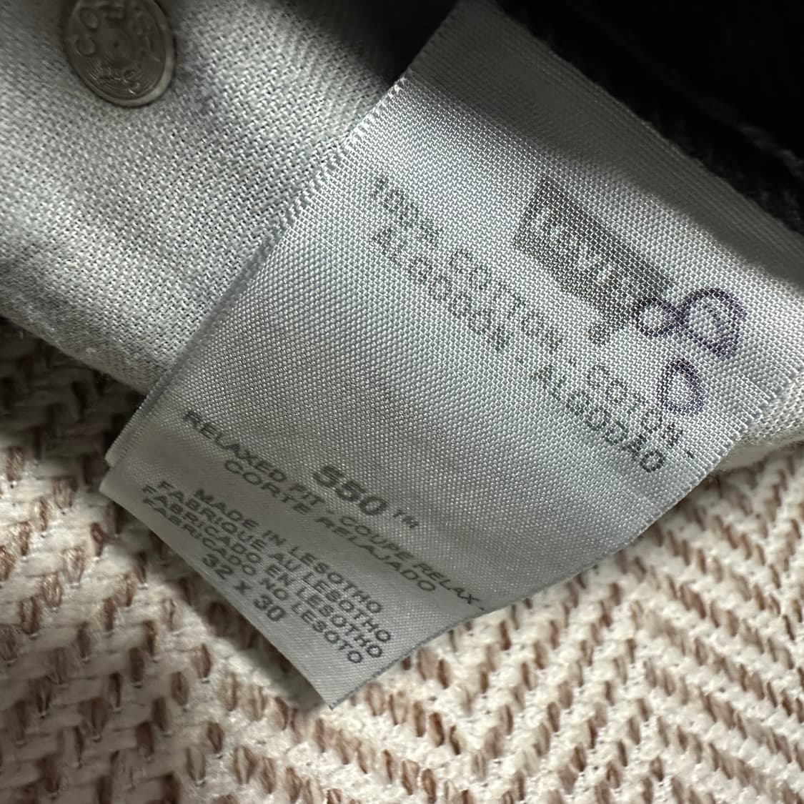 LEVI'S 550 black jeans denim vintage 상품이미지4