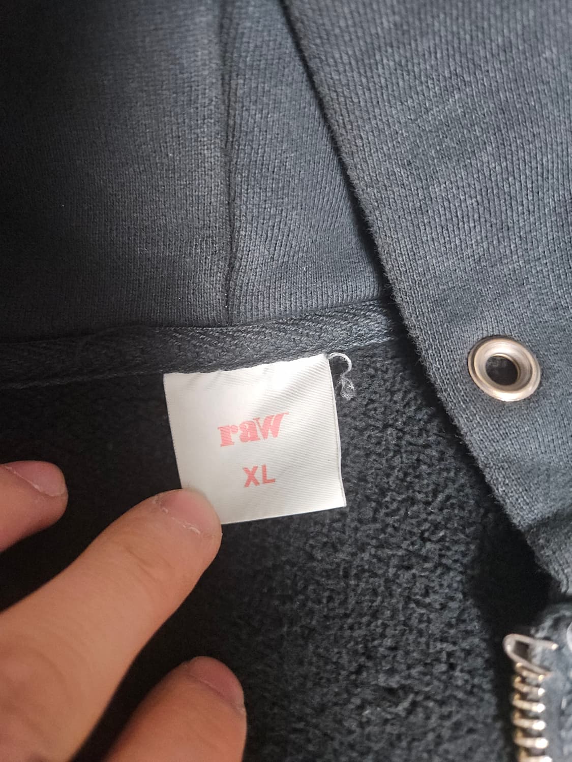 블라인드파일즈 후드집업 블랙 xl 상품이미지2