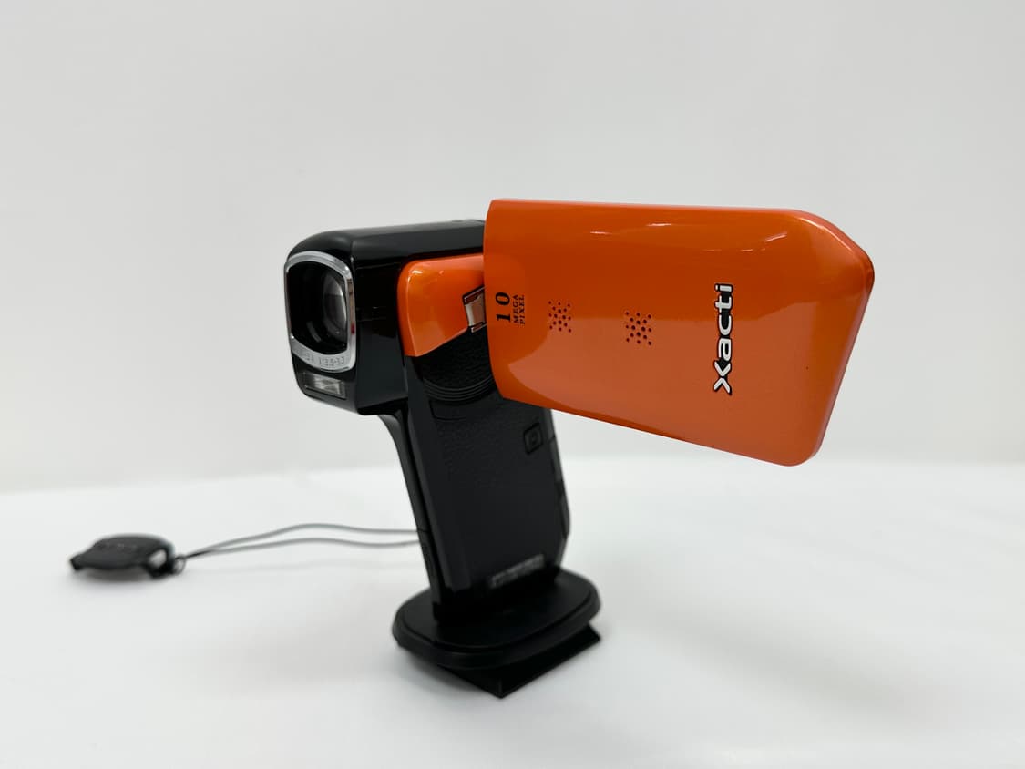 산요 작티 빈티지 캠코더 10MEGA PIXEL오렌지 상품이미지6