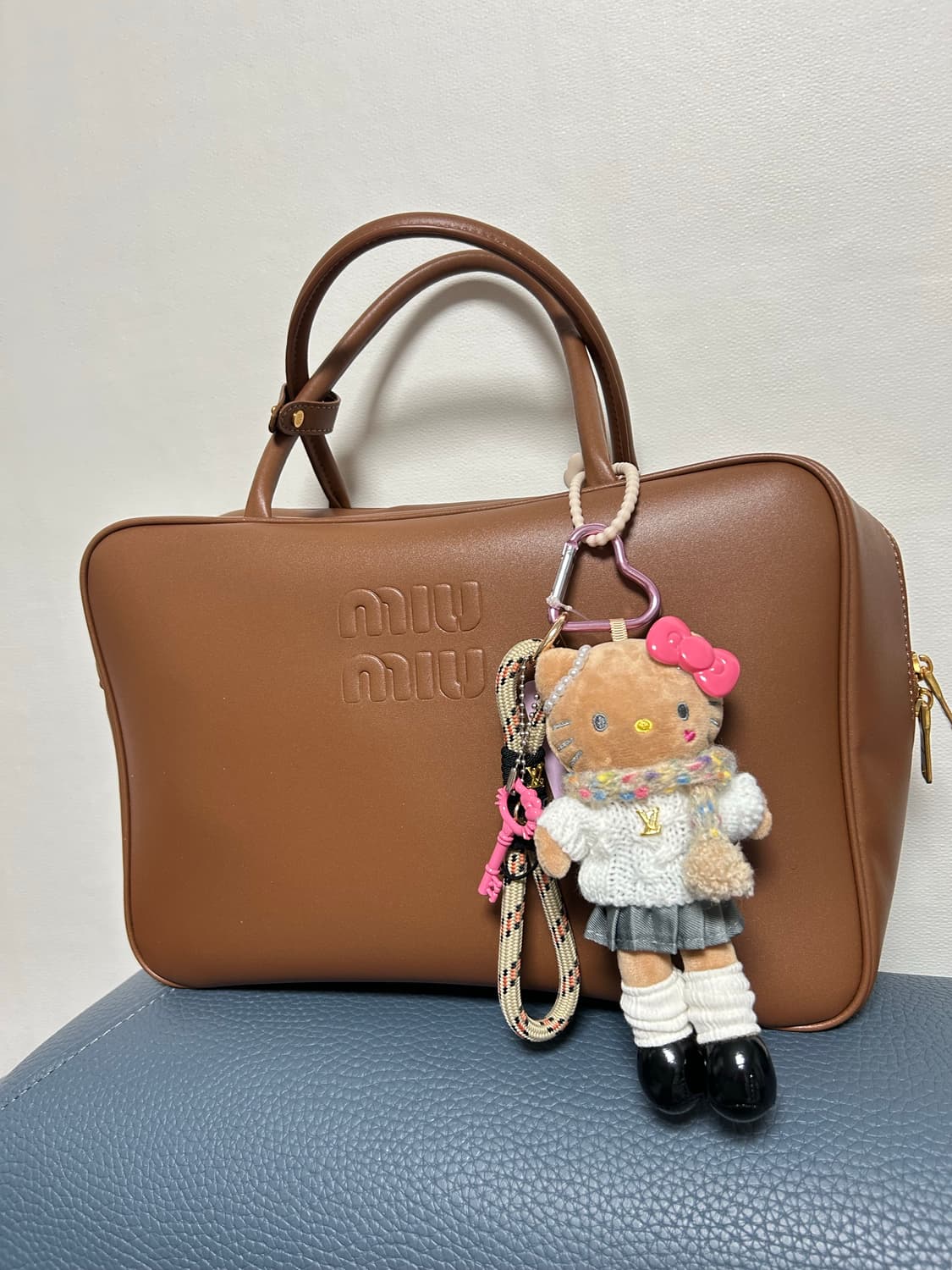 (16)롱다리키티 커스텀키링-🧸💗  윈터 니트 에디션 상품이미지2