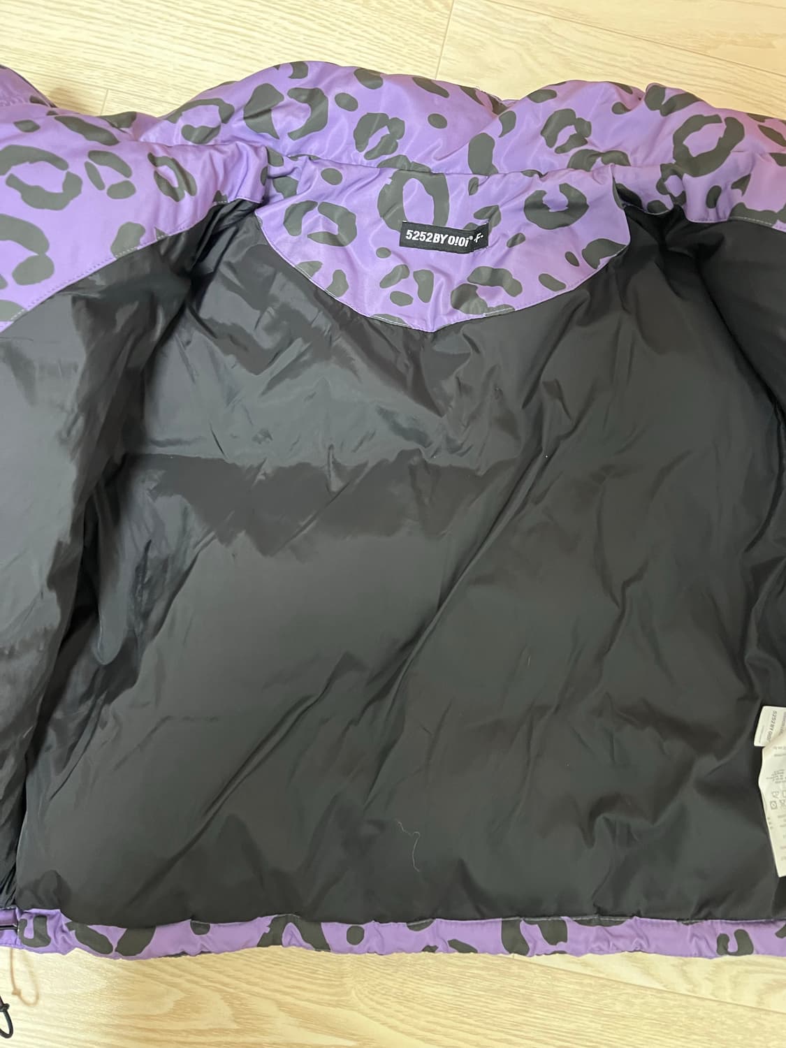 oioi 레오파드 퍼플 패딩  상품이미지4