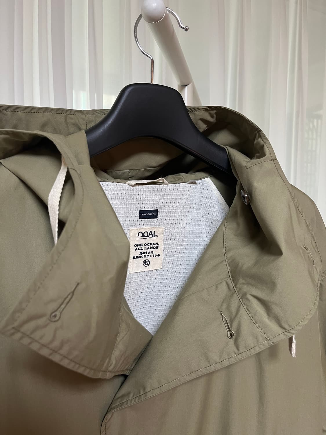 나나미카 23aw 후디드 자켓 카키 L 상품이미지4