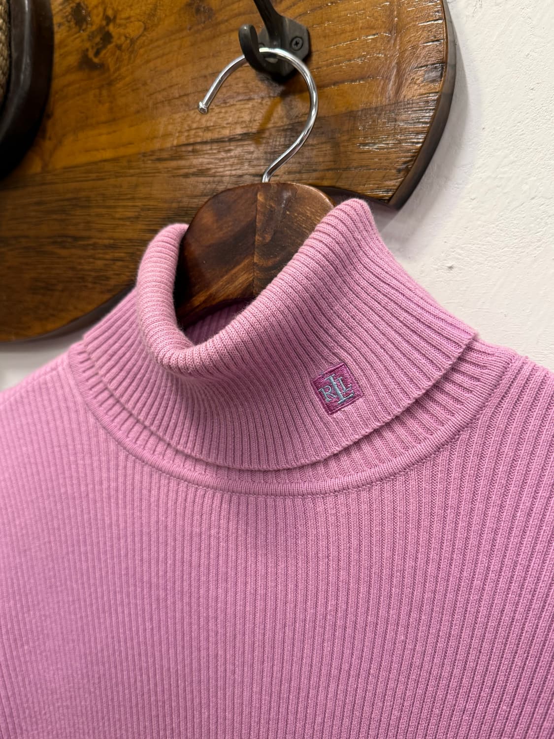 55) Lauren Ralph Lauren Ribbed Turtlenec 상품이미지1