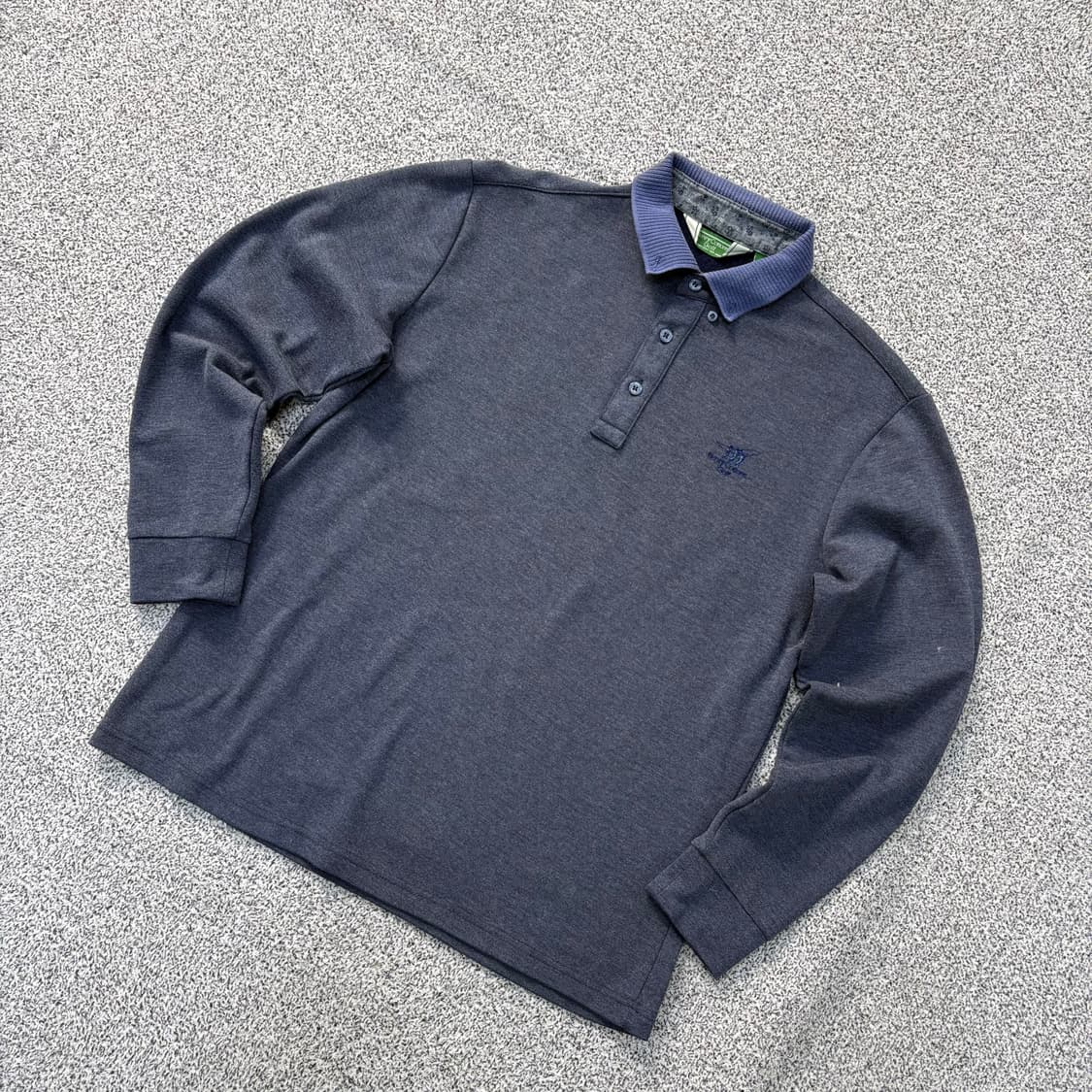 100 헨리코튼 골프 긴팔티 카라티 회색 0319J 상품이미지1