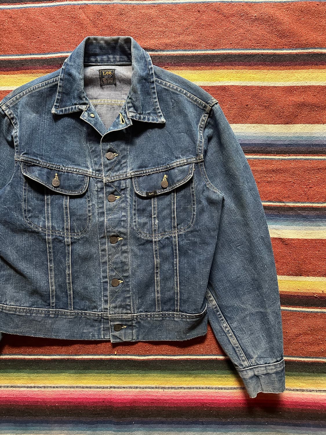 60s USA LEE 101-J DENIM JACKET 상품이미지2