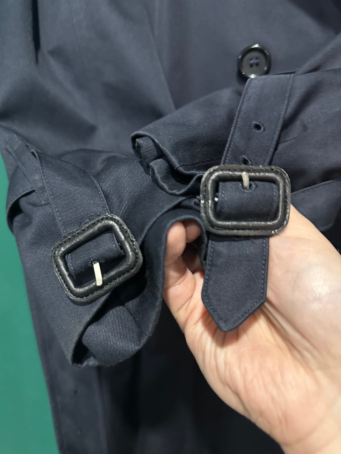 버버리 더블트렌치코트 내피포함 상태A100-105 상품이미지4