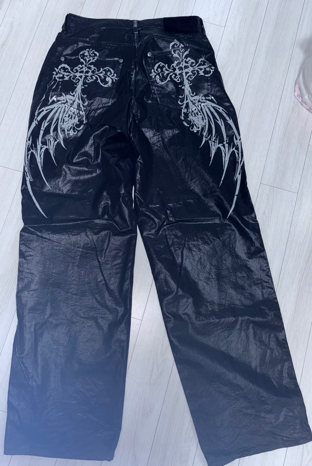 본네 그래픽팬츠 블랙 2사이즈 상품이미지2