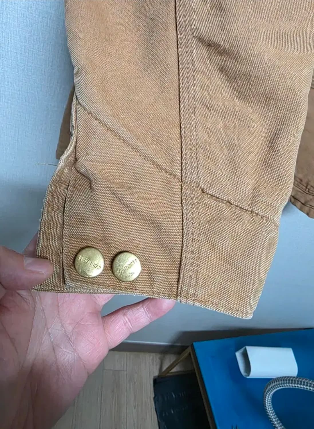 칼하트 브라운 덱 자켓 코듀로이 카라 사이즈 105 상품이미지3