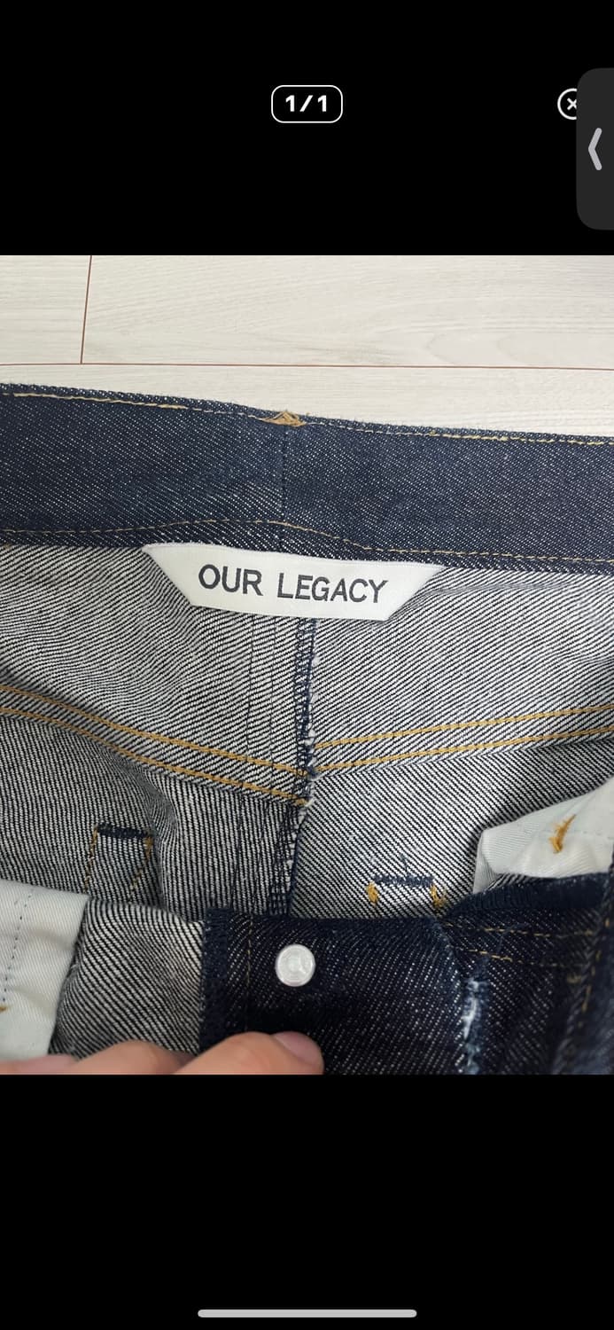 아워레가시 퍼스트컷 로 블루 데님 상품이미지3