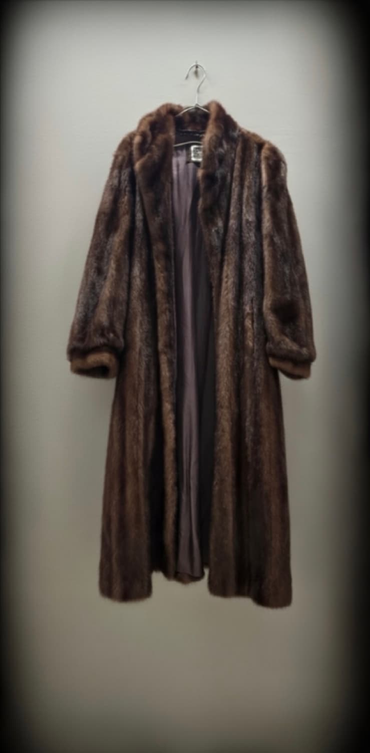 사가밍크 롱코트 롱밍크 상품이미지1