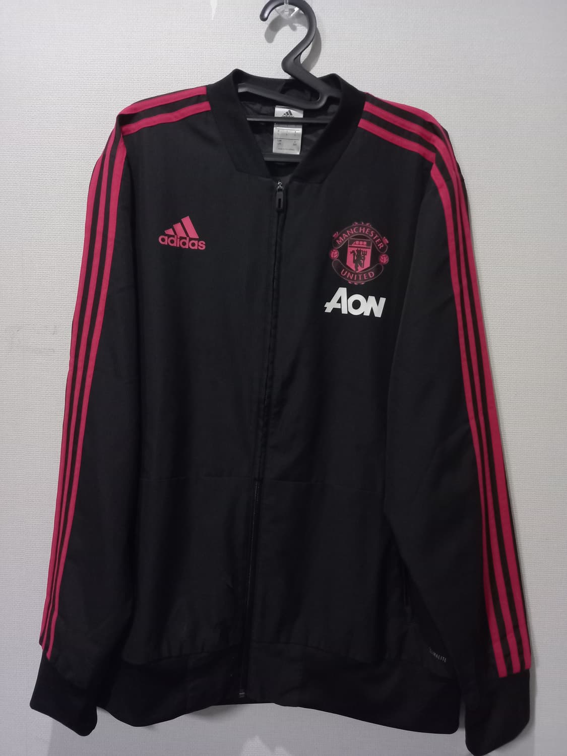 아디다스 맨유 검빨 트랙탑 저지 져지집업 100/L 상품이미지1