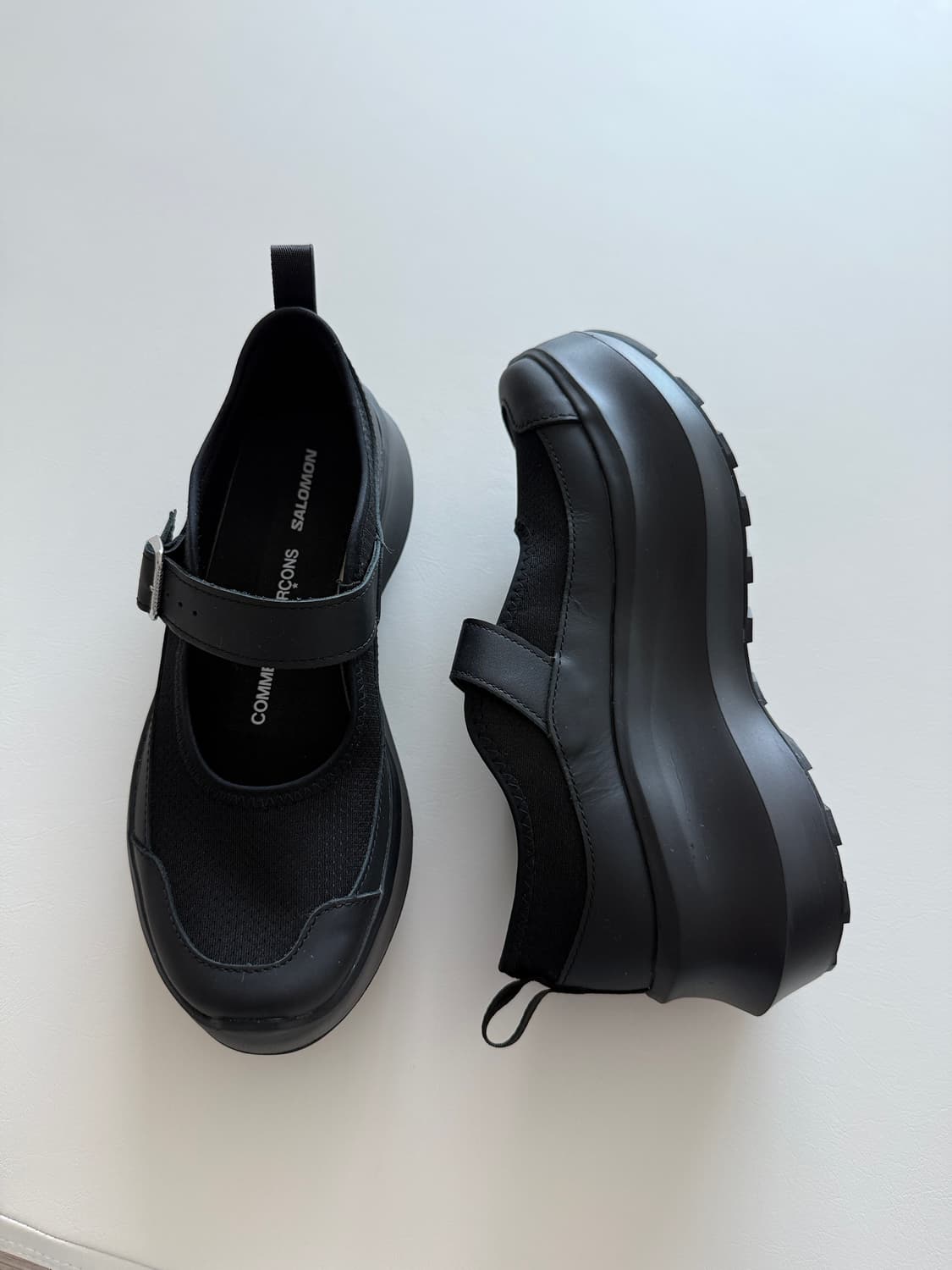 살로몬 꼼데 RX 메리제인 플랫폼 CDG 블랙 245 상품이미지3