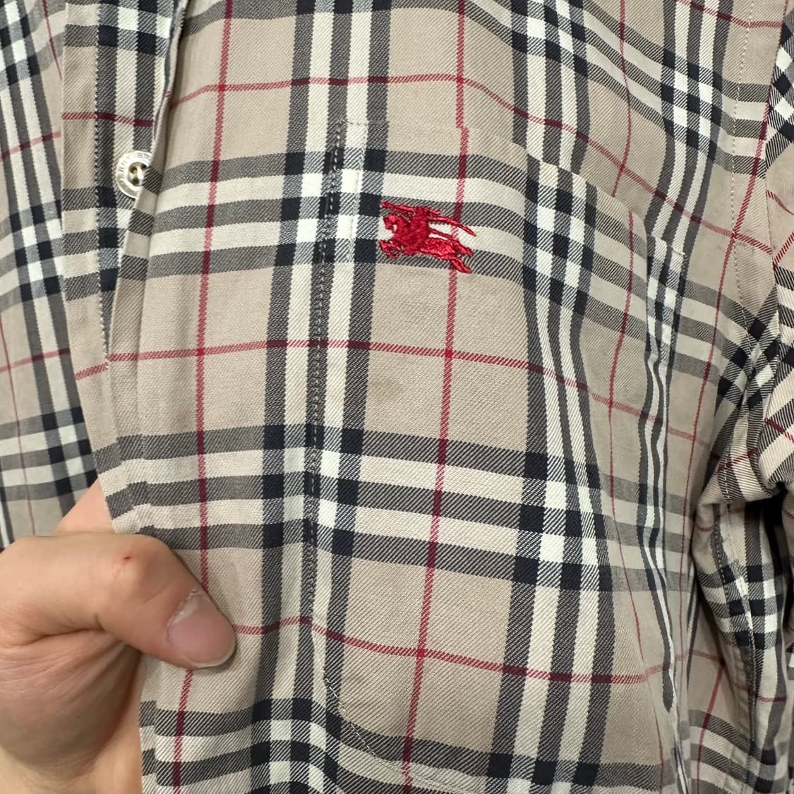 버버리 체크셔츠 상품이미지5