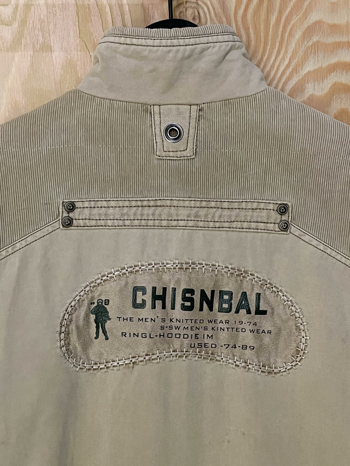 Chisnbal 베이지 밀리터리 집 자켓 상품이미지6