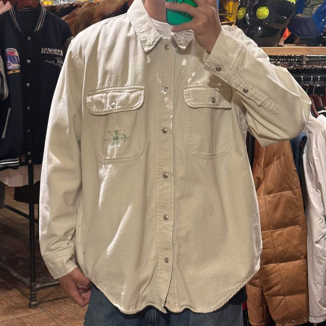 [HI] 캘빈클라인 코듀로이 셔츠 상품이미지2