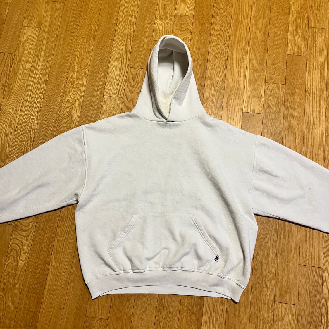 [XL] 90s 빈티지 러셀 후드 화이트 상품이미지2