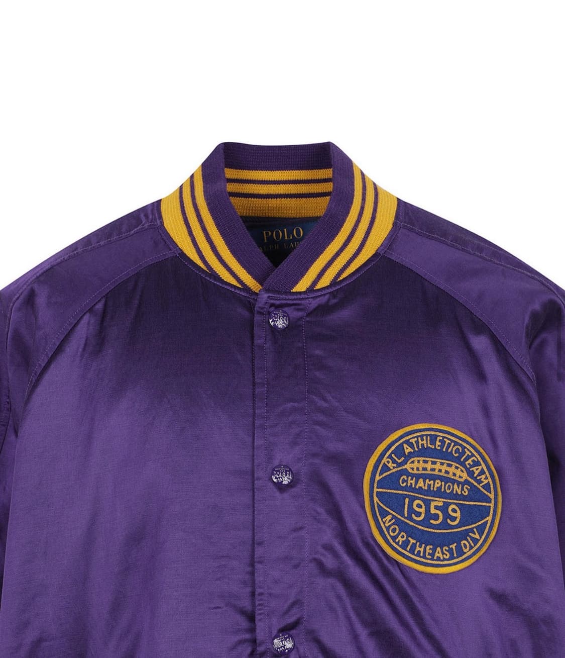 24w 폴로랄프로렌 새틴 바시티 자켓 L 상품이미지3