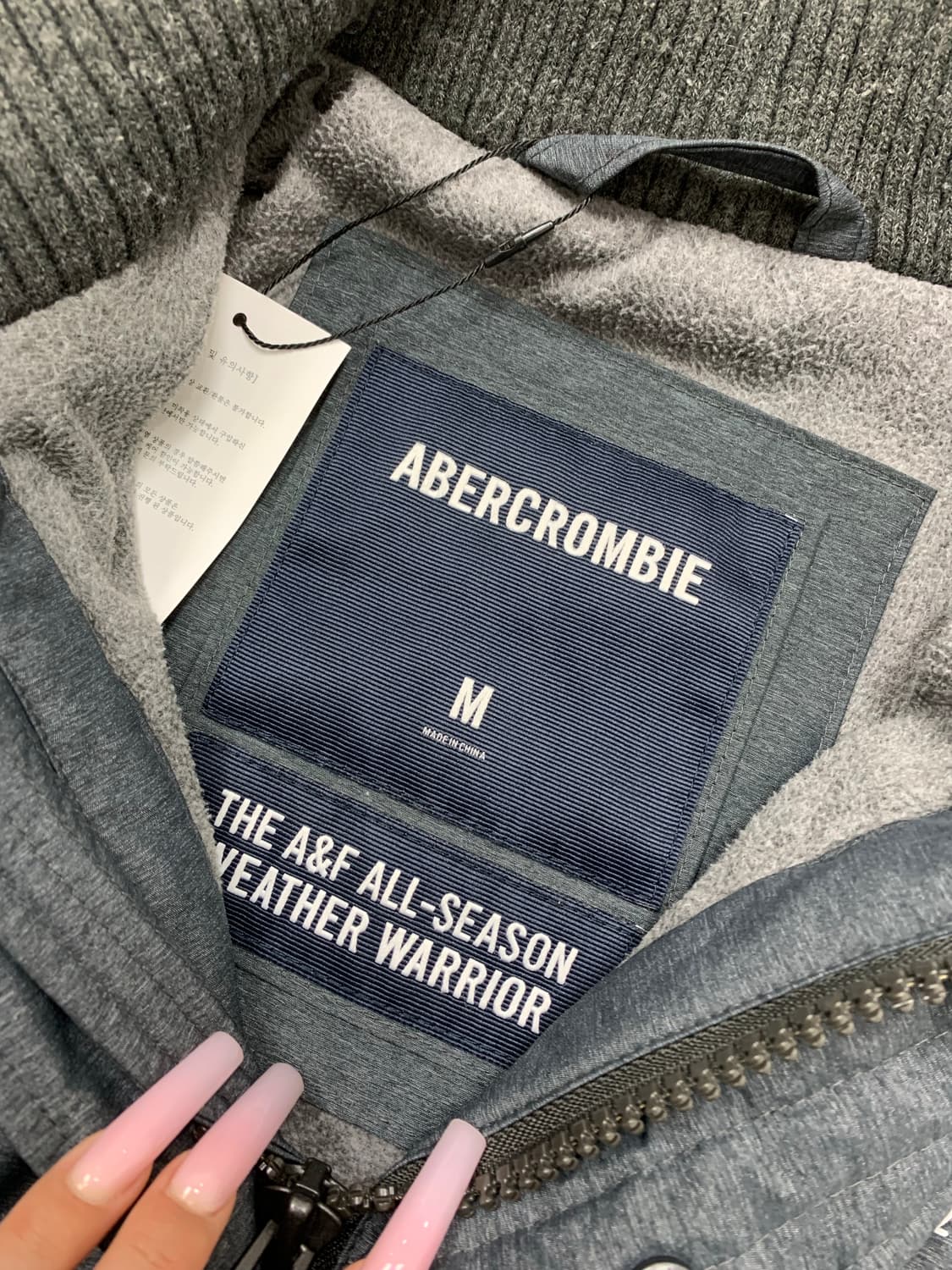 아베크롬비 딥 그레이 자켓 #705 상품이미지4