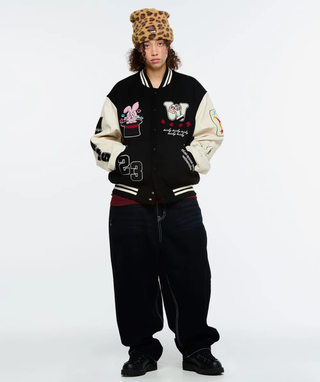 위캔더스 매직 스타디움 자켓 블랙 XL 상품이미지3