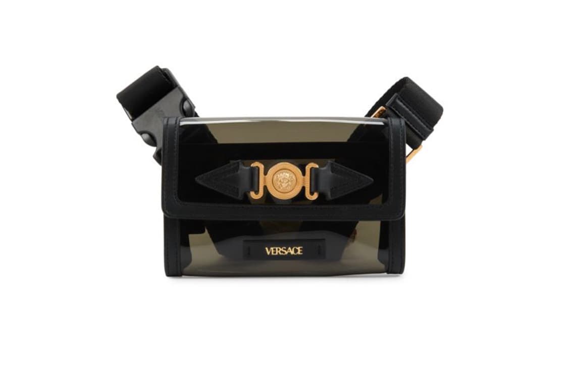 [정품] 베르사체 페이던트 메두사 금장 클리어 숄더백 상품이미지1