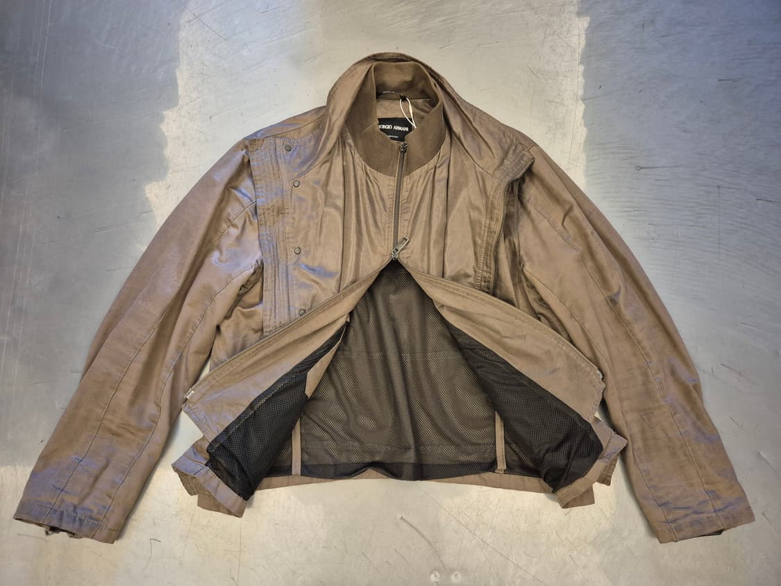 00s GIORGIO ARMANI 라이더 자켓 상품이미지3
