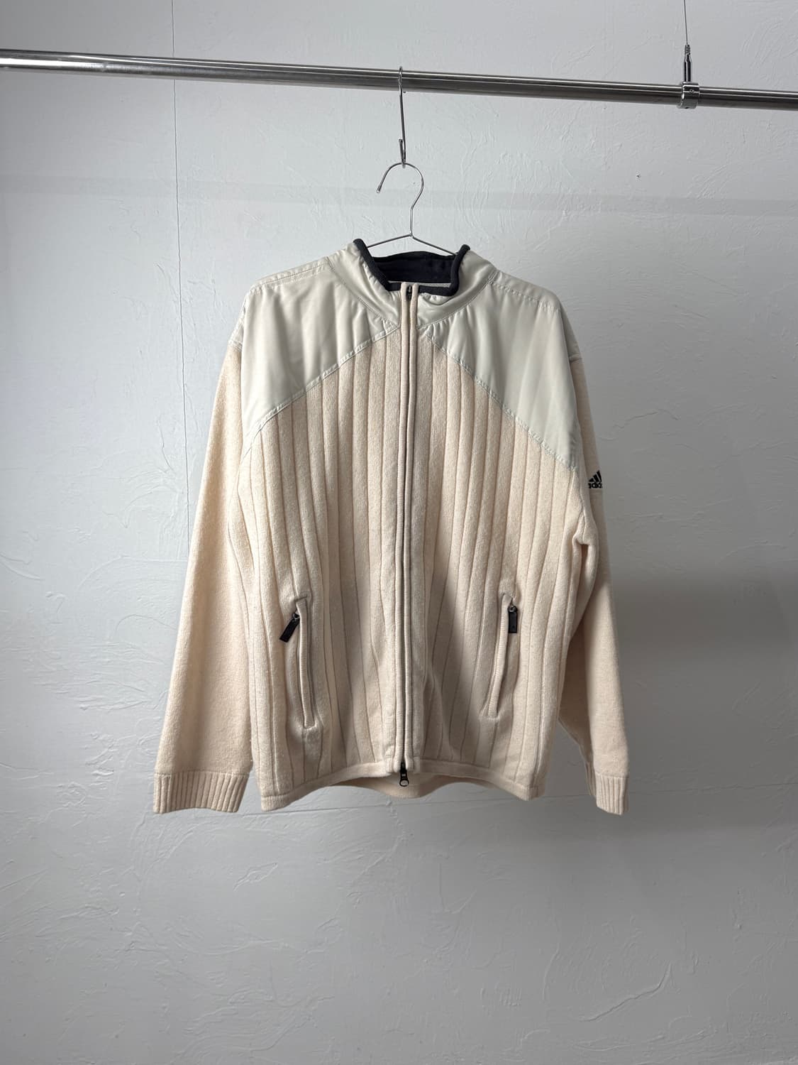 아디다스 믹스드 투웨이 니트 집업 상품이미지1