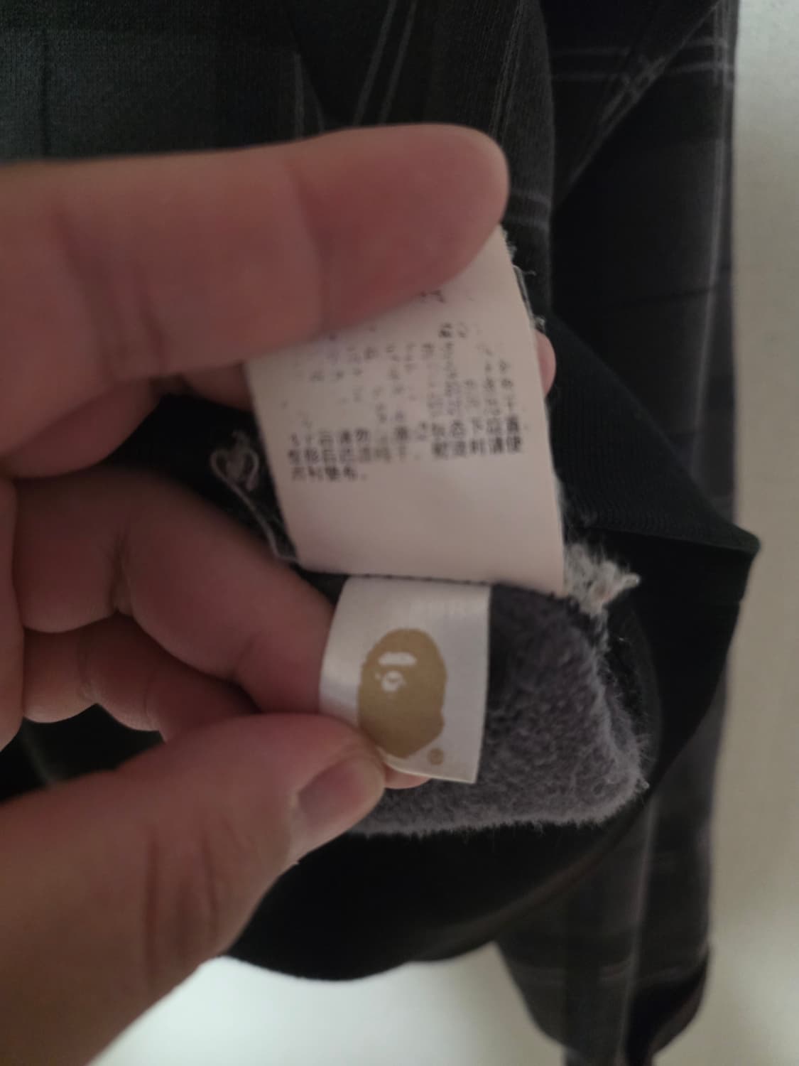 [M] 베이프 블랙 CPO 미니사루 크루넥 상품이미지9