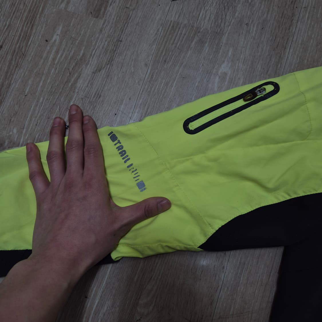 뉴발란스 형광 나일론 후드 바람막이 자켓 S(90) 상품이미지5