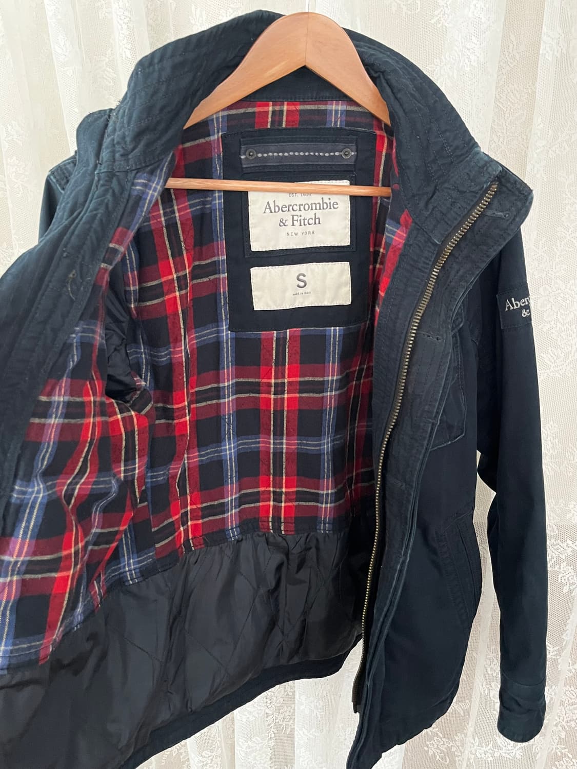 S) 아베크롬비 센티넬 밀리터리 필드자켓 네이비 상품이미지5