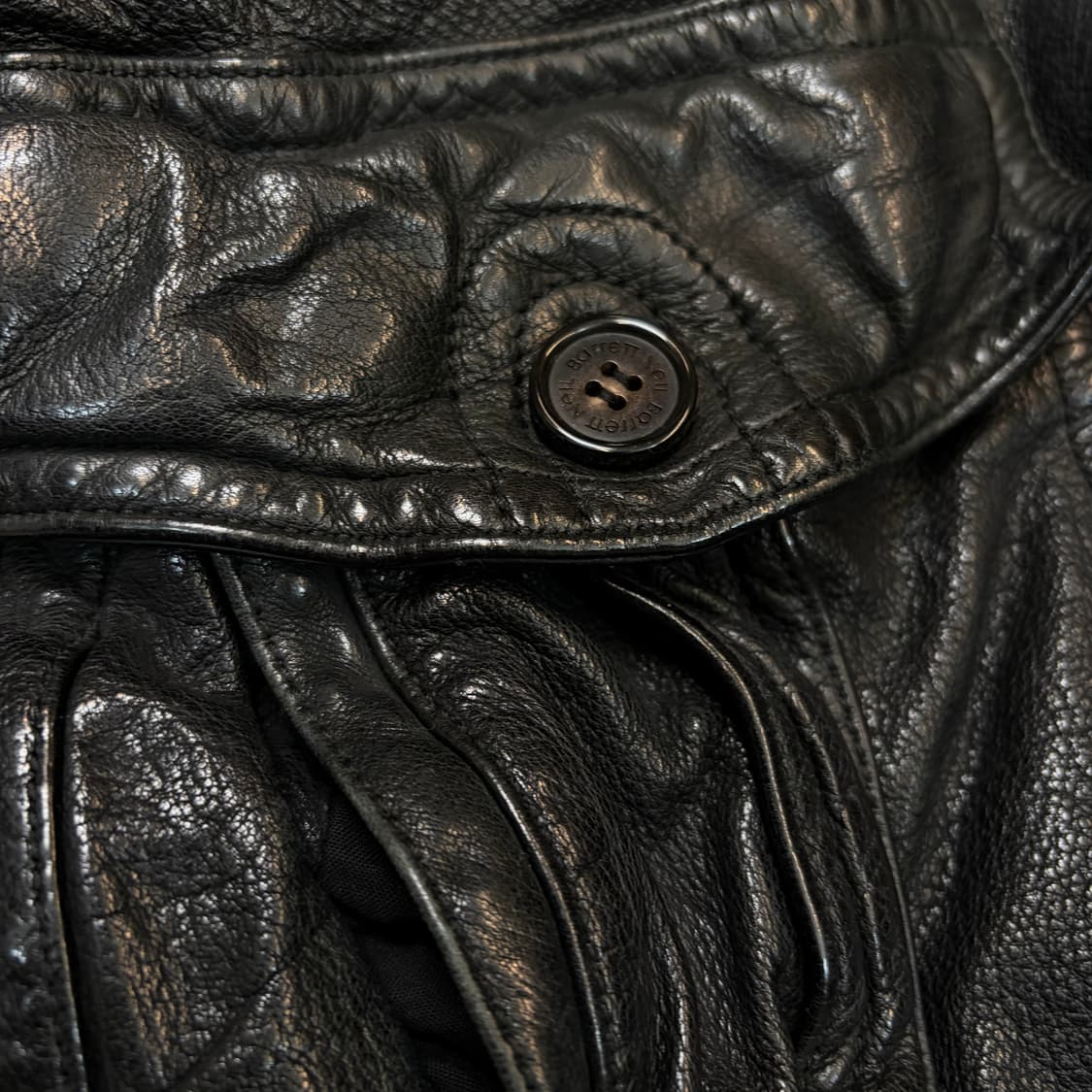 Neil Barrett 닐바렛 아카이브 버팔로 레더 자켓 L  상품이미지3