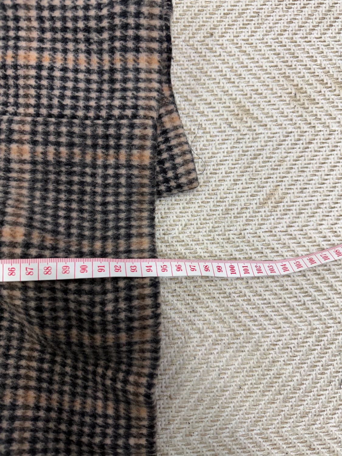 정품) TIME 타임 한섬 여성 체크무늬 자켓 56 상품이미지9