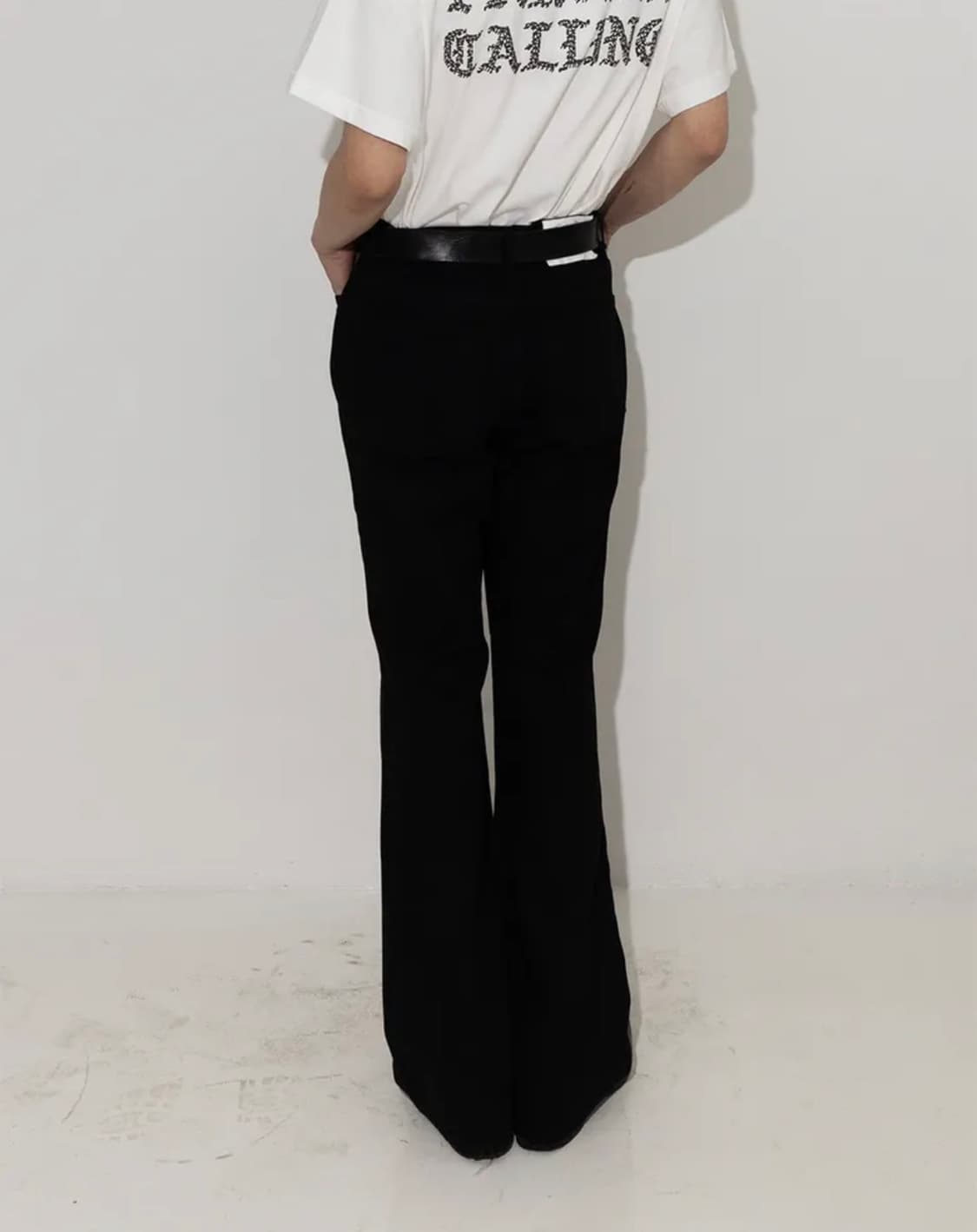 펀치드렁크파티즈 Flare Jean (PITCH BLACK) 상품이미지3