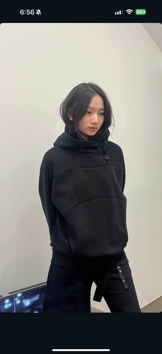 혜인서 버튼 후디 25fw 2사이즈 상품이미지1