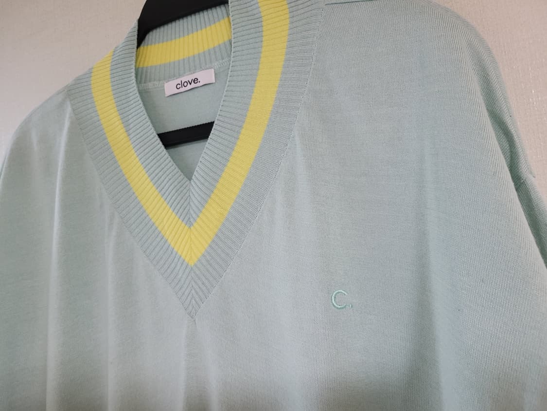 clove 클로브 이현이 테니스룩 브이넥 니트 상품이미지6