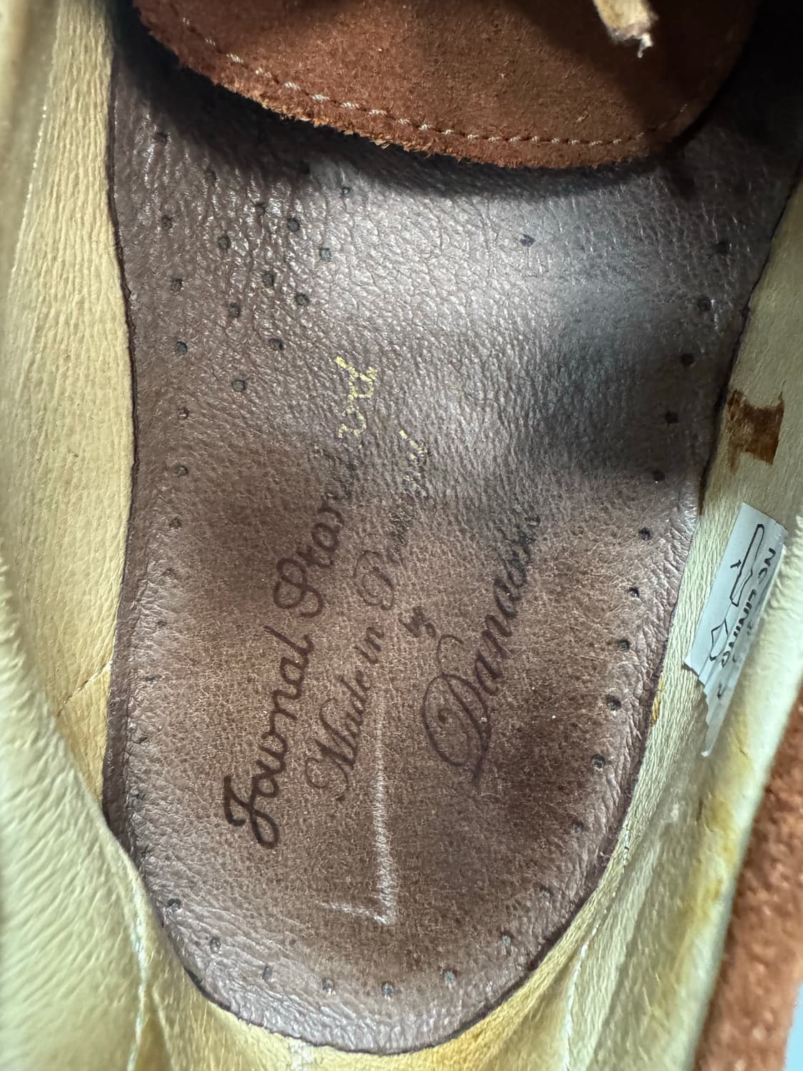 저널스탠다드x다나사 스웨이드 보트슈즈 상품이미지5