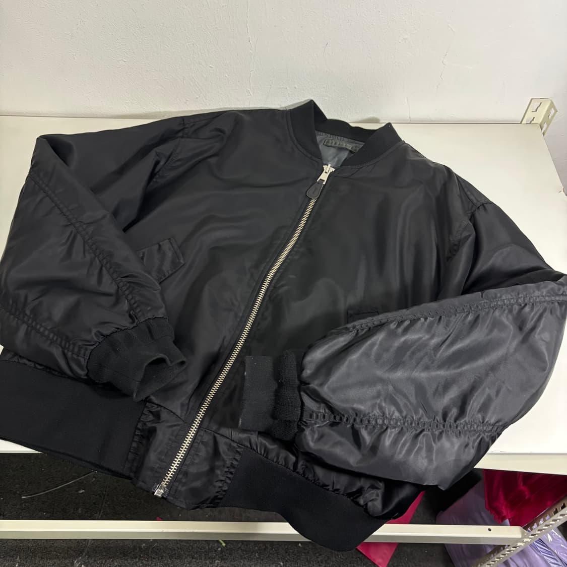 XL 제멋 블랙 MA1 항공점퍼 상품이미지2