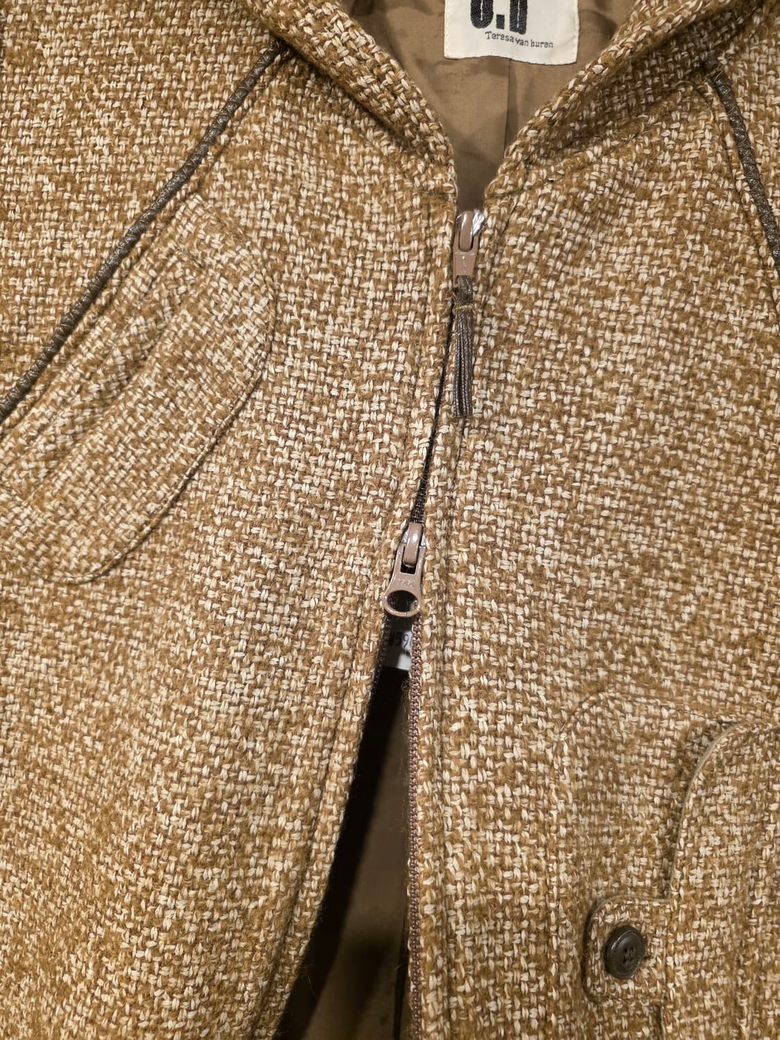 디테일 울 롱코트 (F594) 상품이미지5