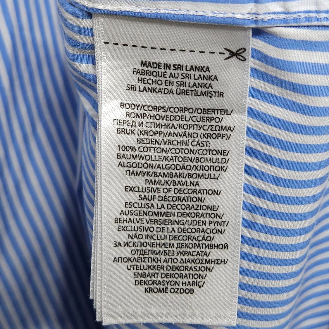 100 POLO 폴로 랄프로렌 스트라이프 셔츠 클래식핏 상품이미지6