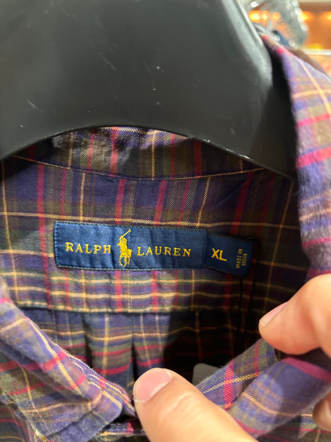 폴로 랄프 로렌 체크 셔츠   상품이미지8