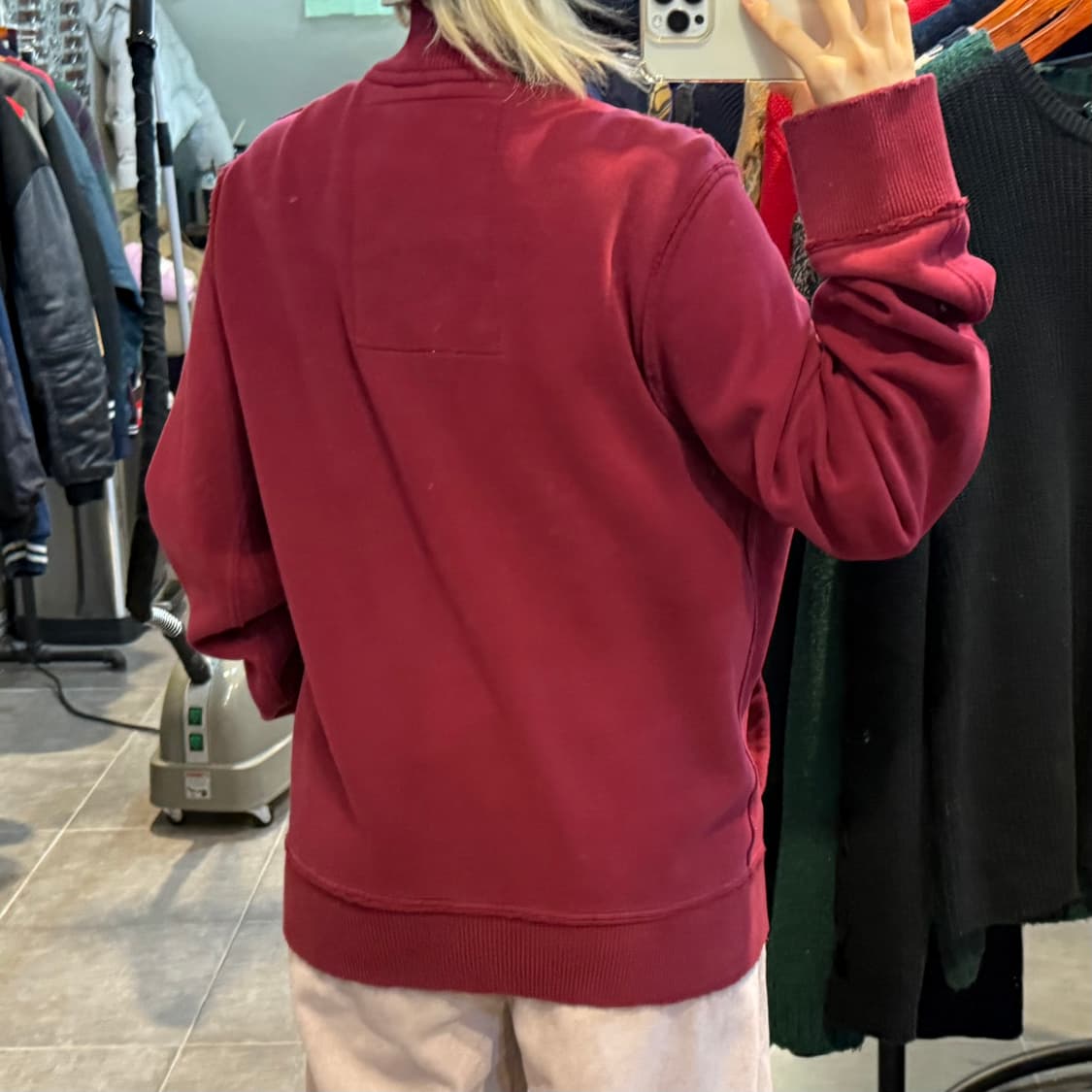 [NO.9] 버건디 스타디움 자켓 상품이미지5