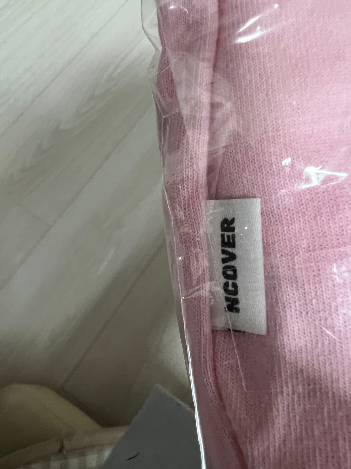 새상품 앤커버 정가3만7천 로고 반팔 티셔츠 핑크 상품이미지7