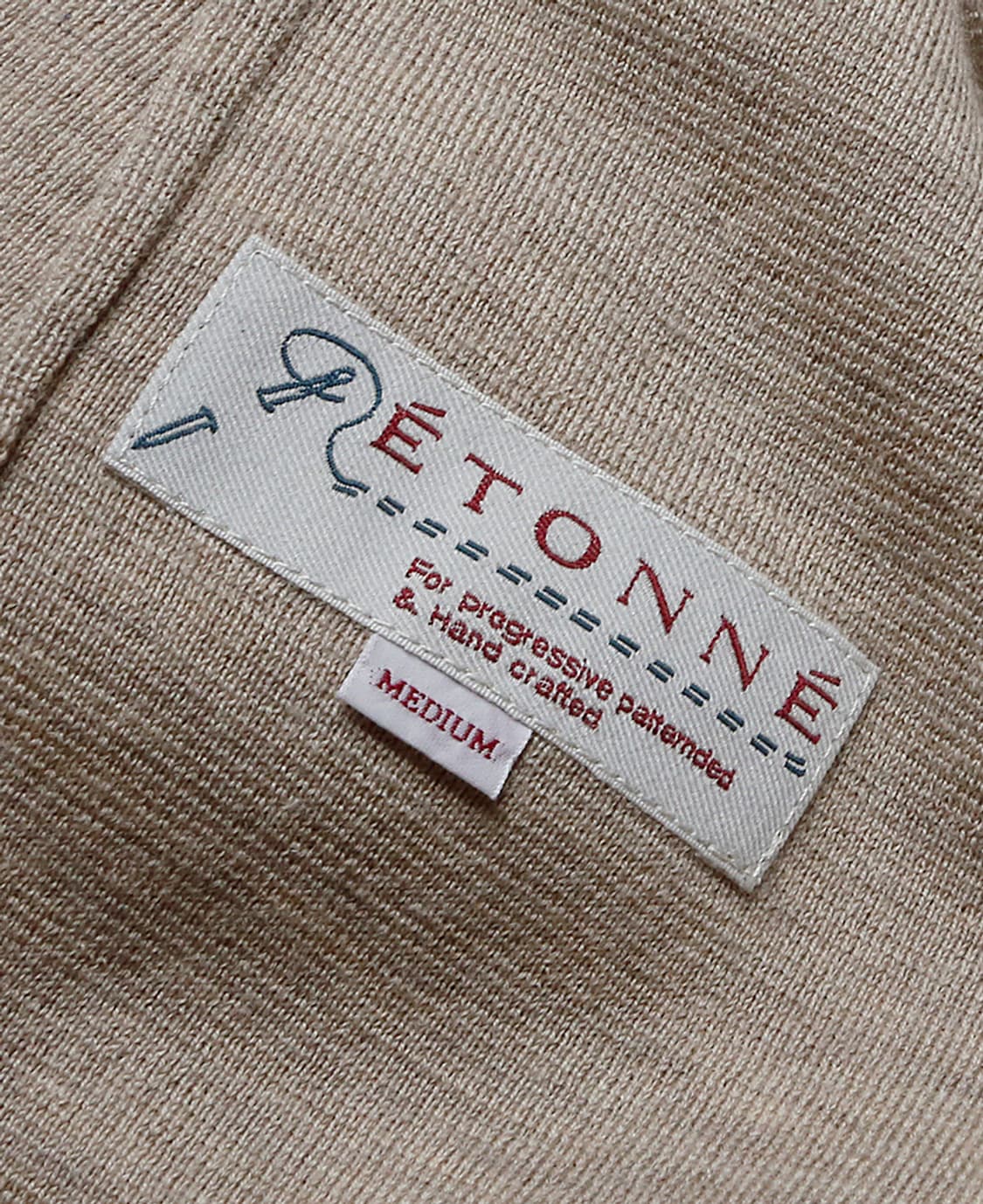 에토네 [Etonne] 네츄럴 니트 더블 가디건 자켓 캐주얼 자켓 베이지 상품이미지4