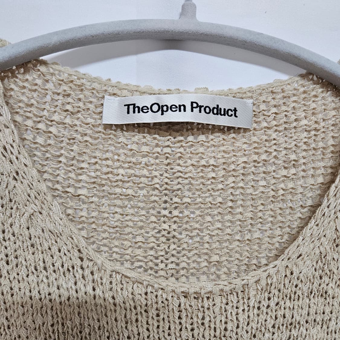 1 더오픈프로덕트 아가일 니트 상품이미지3