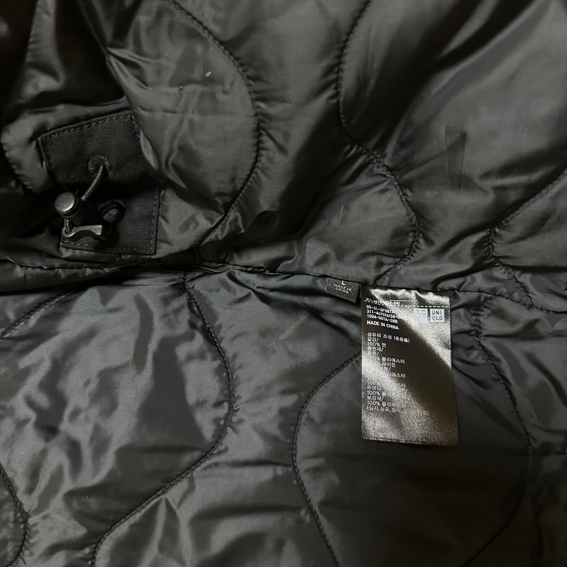 유니클로 엔지니어드 가먼츠 유틸리티 자켓 L사이즈 판매합니다  상품이미지3
