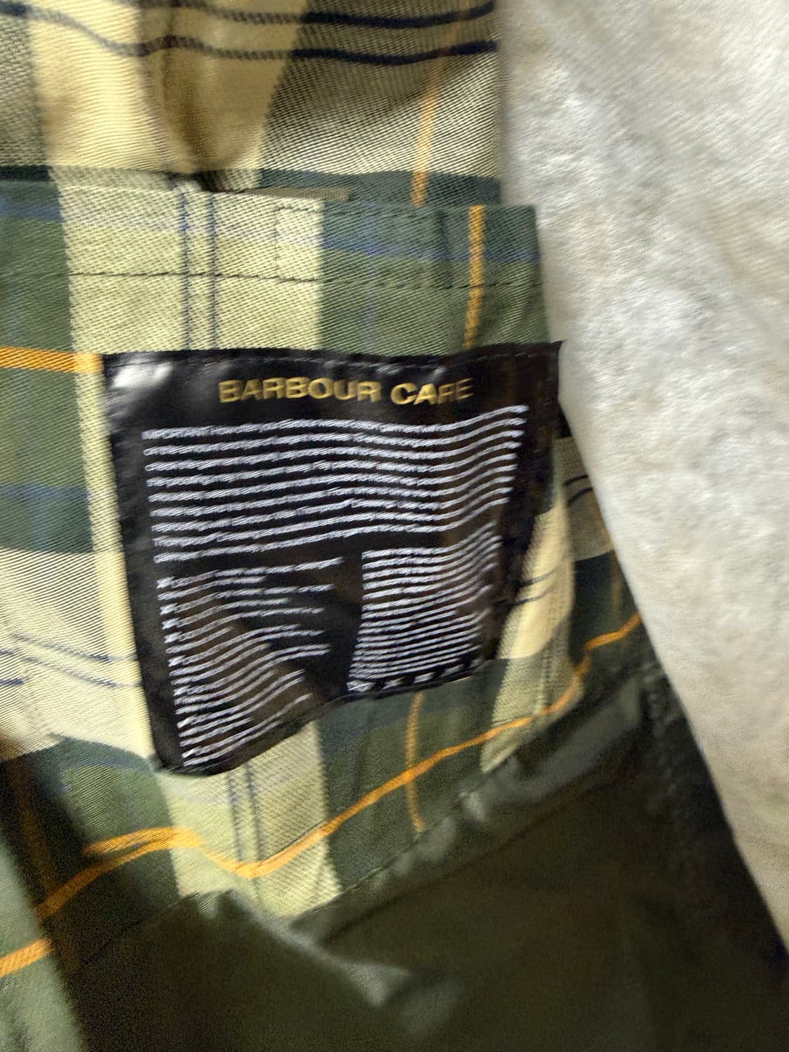 바버 비데일 세이지 36사이즈 내피포함 상품이미지3