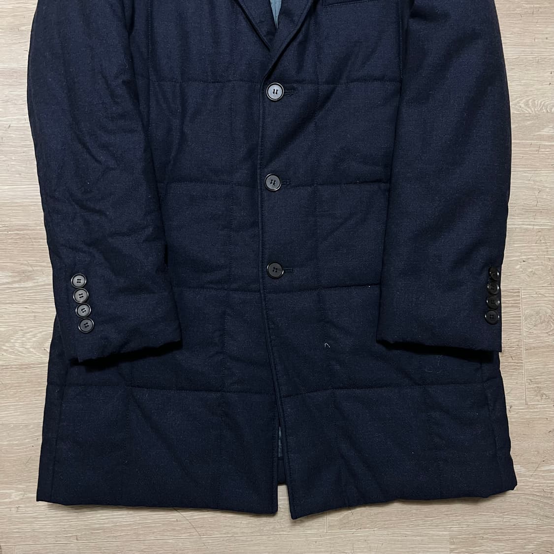 SIEG 지이크 이너 니트카라 퀼팅 코트패딩 점퍼 [네이비] XL/105 상품이미지3