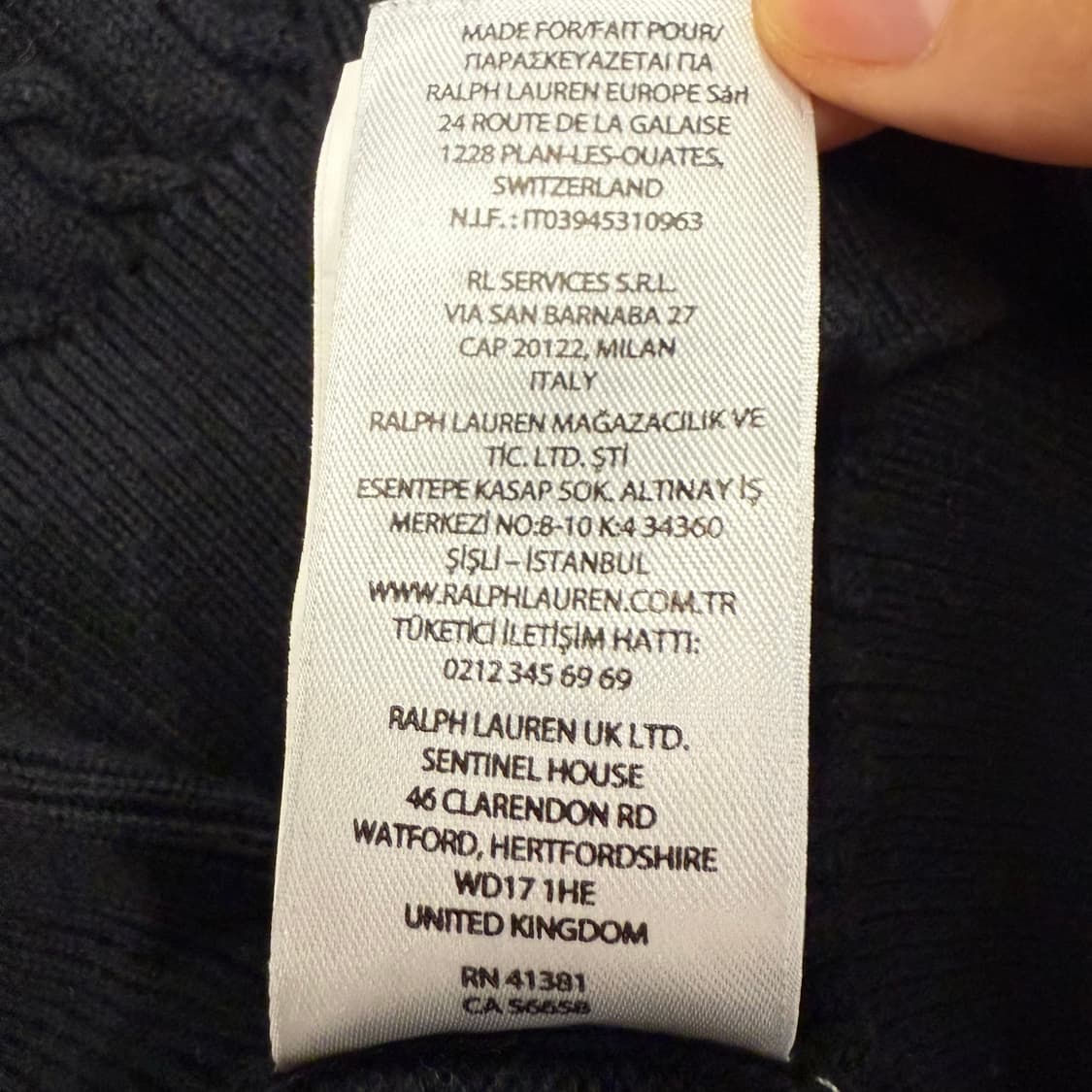 폴로 랄프로렌 블랙 꽈배기 니트 가디건 상품이미지7