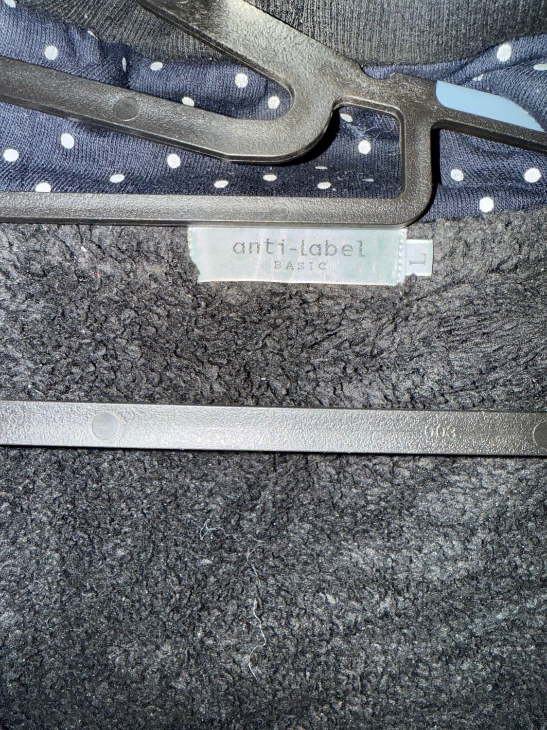 도트 하이넥 기모 집업  상품이미지8