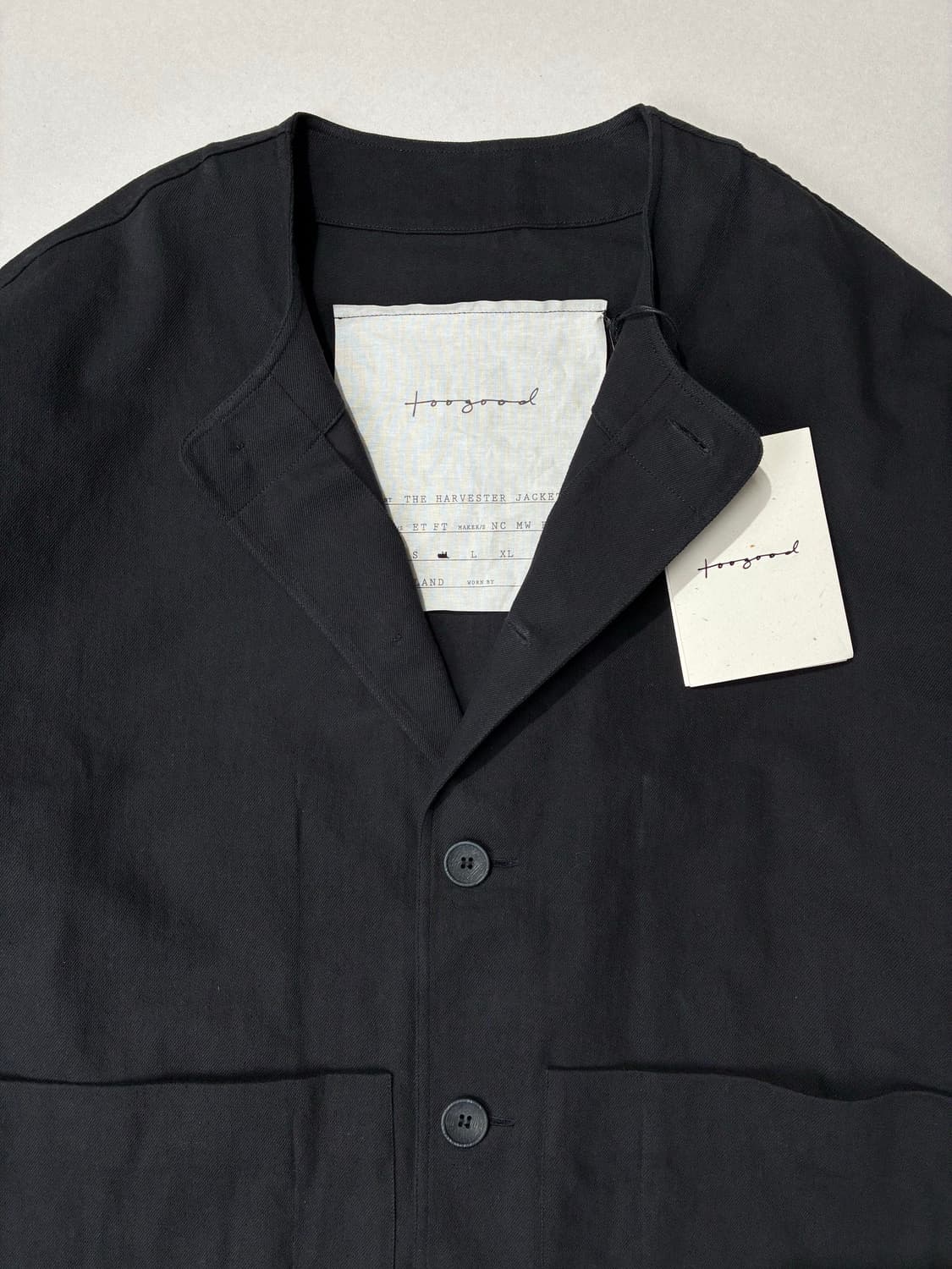 Toogood 투굿 더 하베스터 자켓 워크 드릴 플린트컬러 M사이즈 상품이미지2