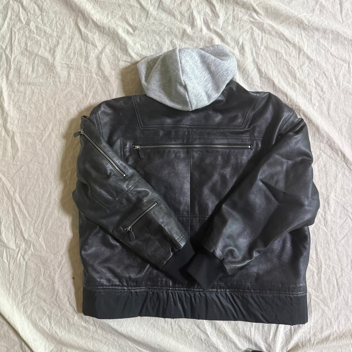 2000‘s 마리떼프랑소와저버양가죽 후디자켓 상품이미지4